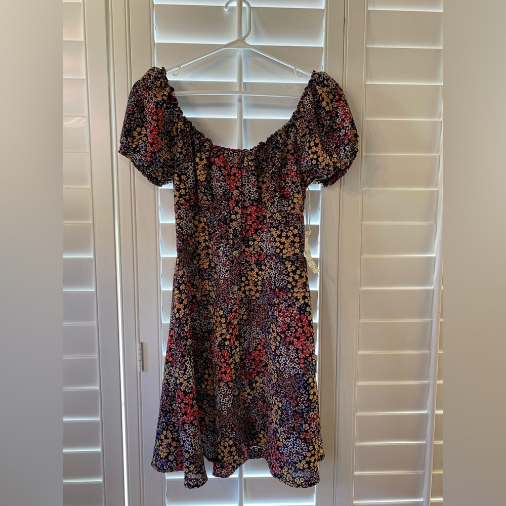 Bailey blue floral dress